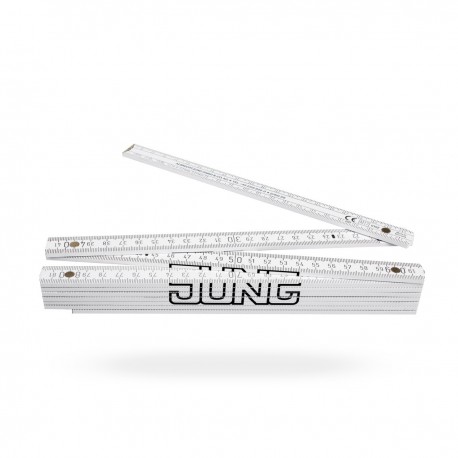 Zollstock 2m, weiß (1 Stück)