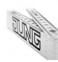 Zollstock 1m, weiß (1 Stück) 2